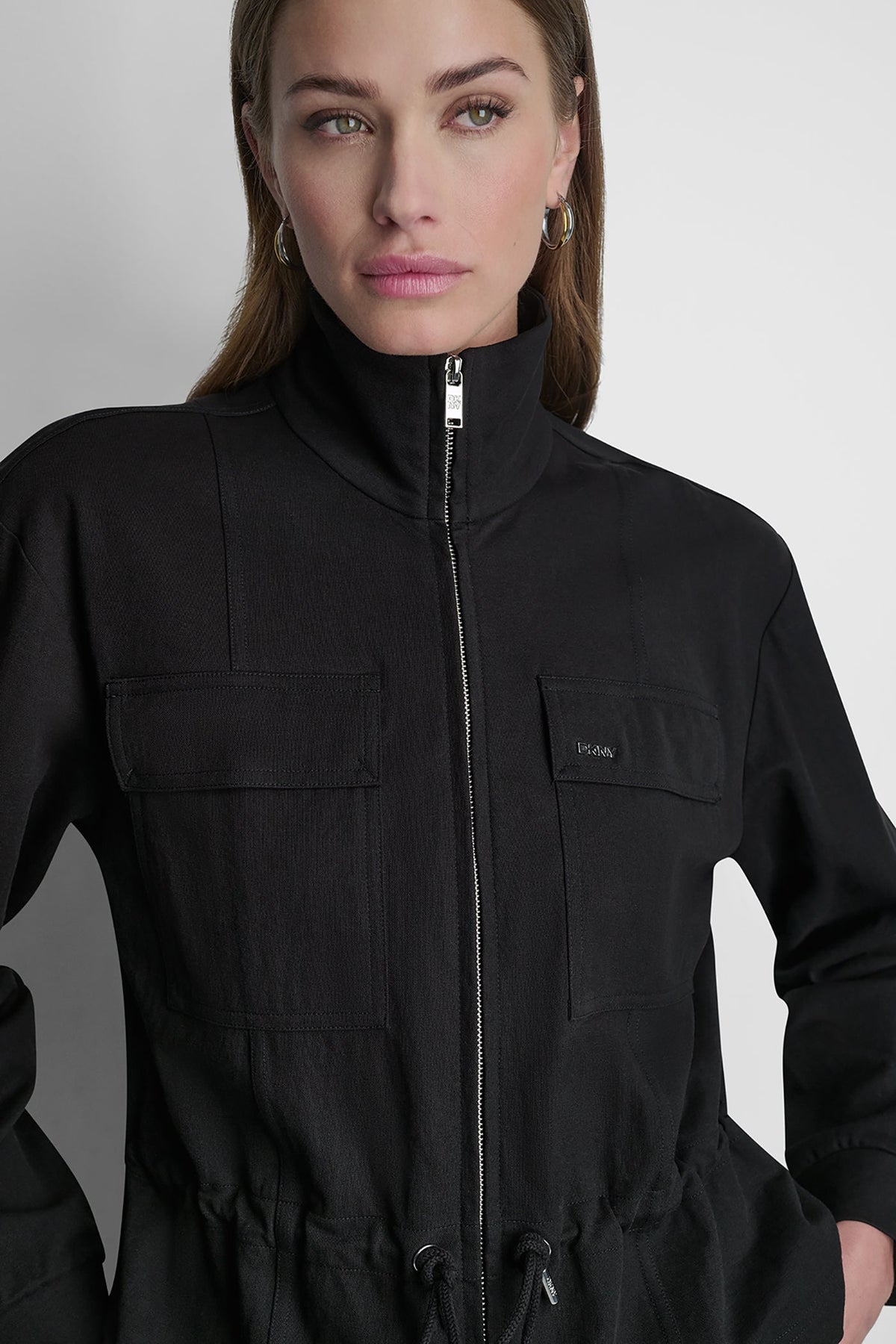 DKNY PIQUÉ TECH JACKET