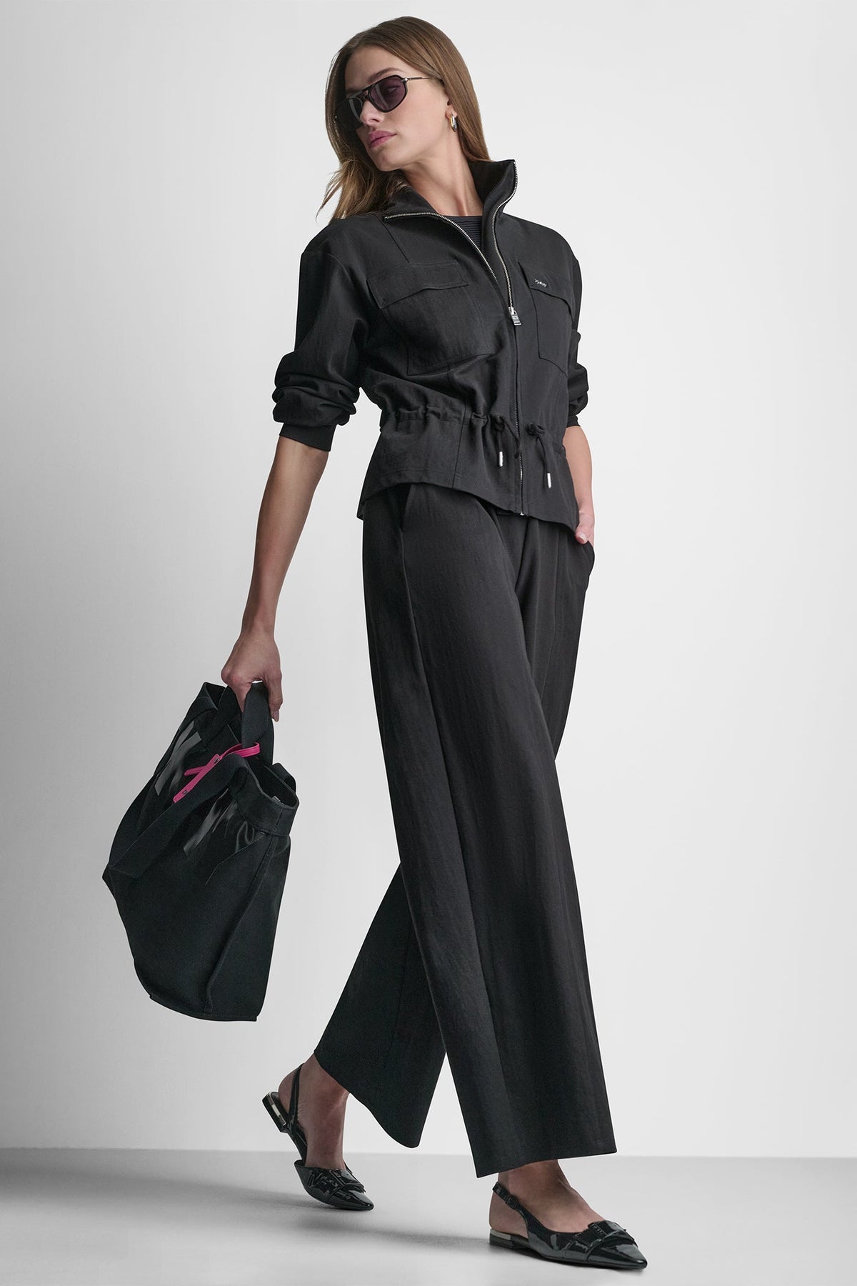 DKNY PIQUÉ TECH JACKET