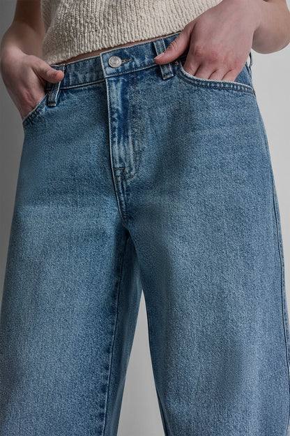 DKNY MID-RISE BABY BARREL LEG