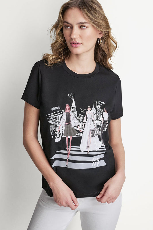 DKNY NEW YORK ICONS GRAPHIC TEE