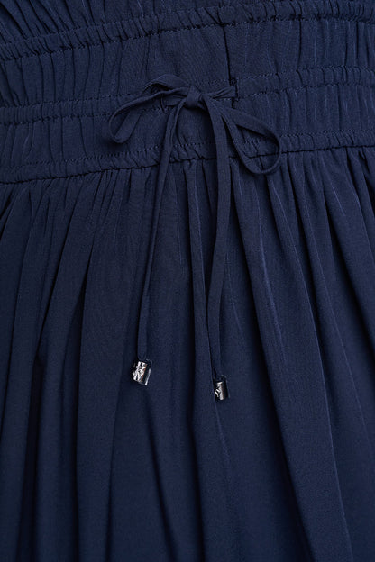 DKNY CAP SLEEVE MIDI COMMUTER SHIRT DRESS