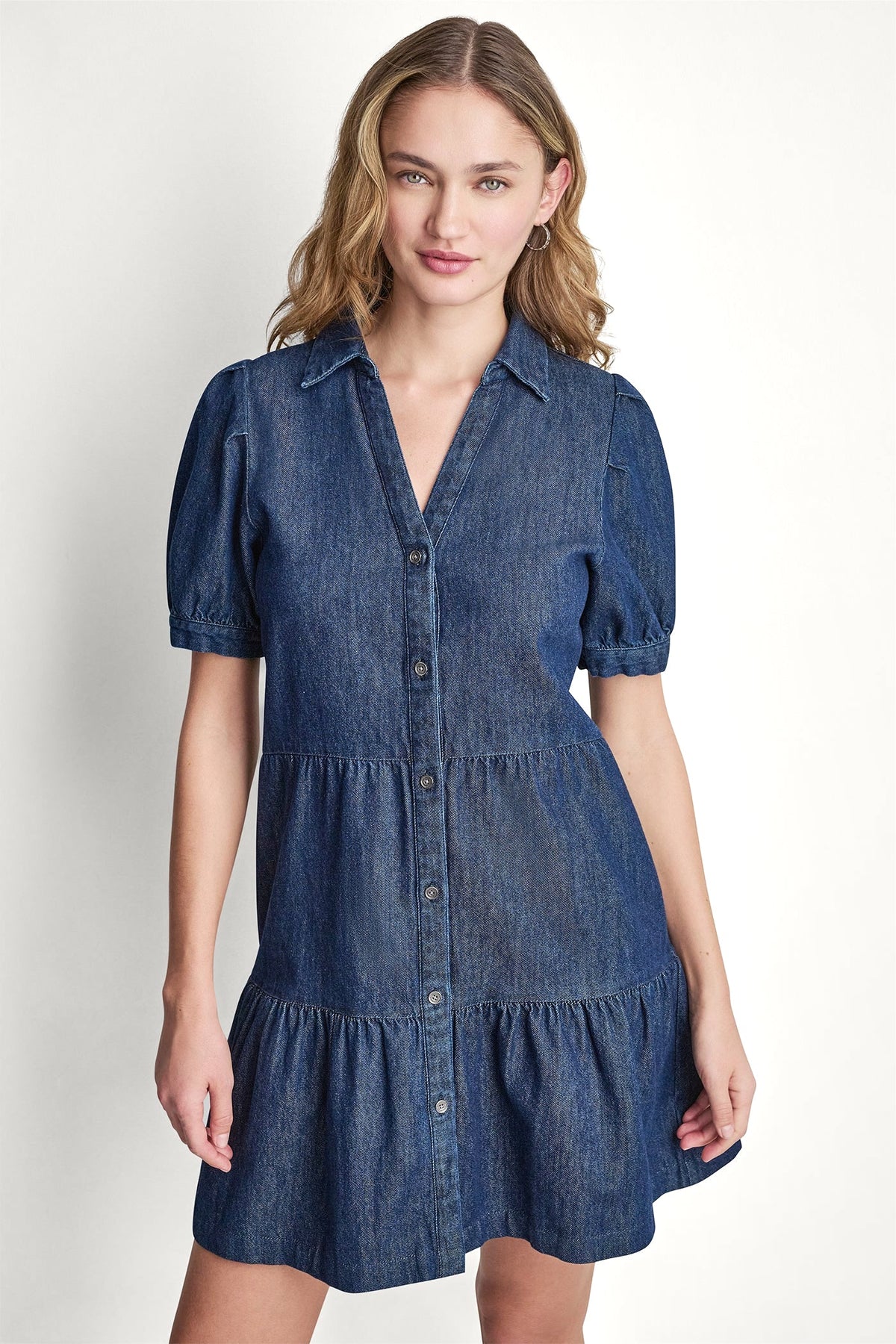 DKNY DENIM MINI DRESS