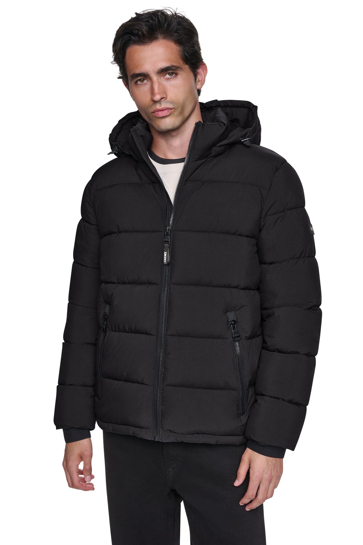 DKNY HEAVY WEIGHT HOODED PUFFER