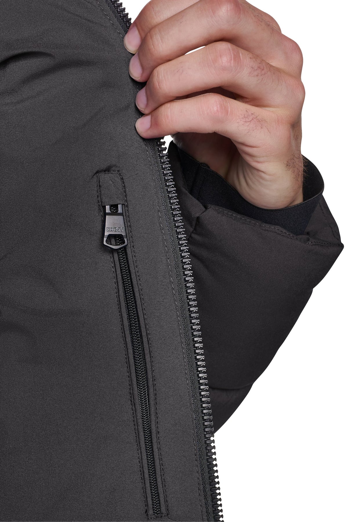 DKNY HEAVY WEIGHT HOODED PUFFER
