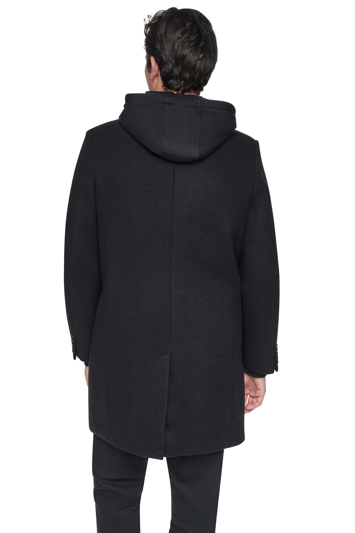 DKNY FAUX WOOL COAT