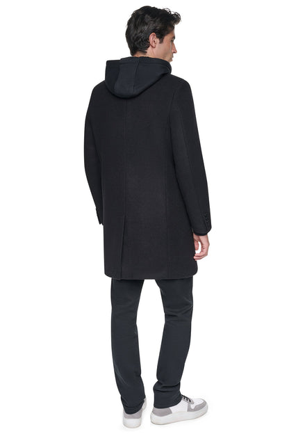 DKNY FAUX WOOL COAT