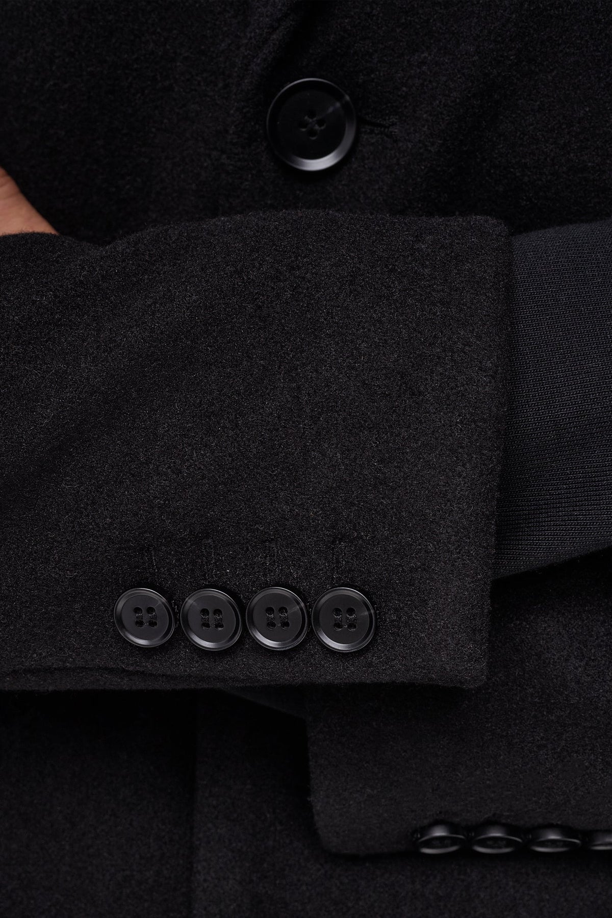 DKNY FAUX WOOL COAT