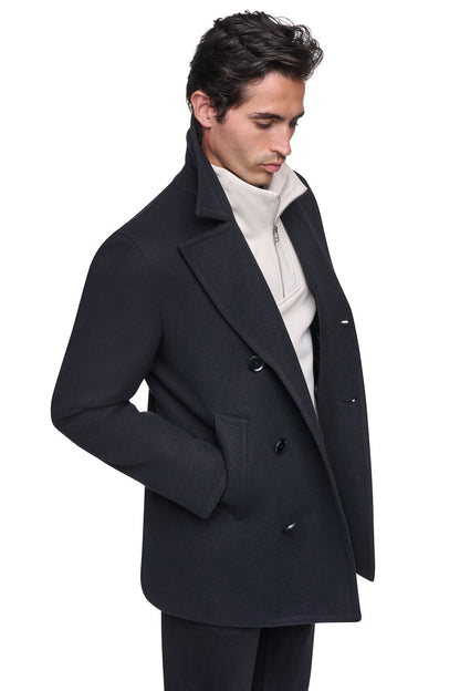 DKNY FAUX WOOL PEACOAT