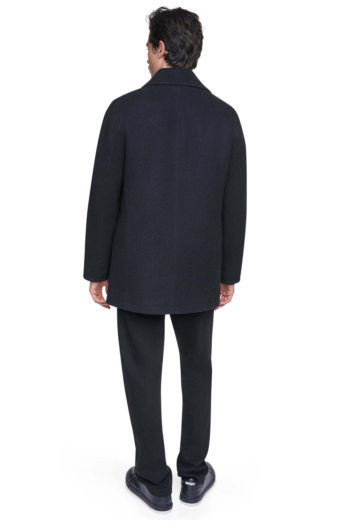 DKNY FAUX WOOL PEACOAT