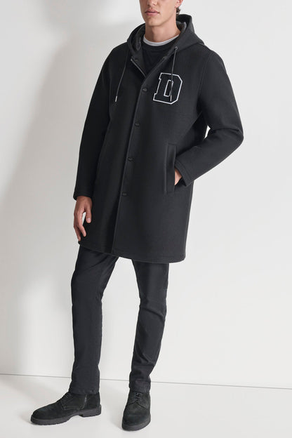 DKNY VARSITY STADIUM COAT