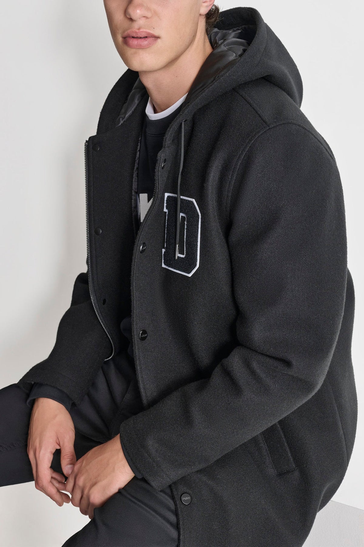 DKNY VARSITY STADIUM COAT
