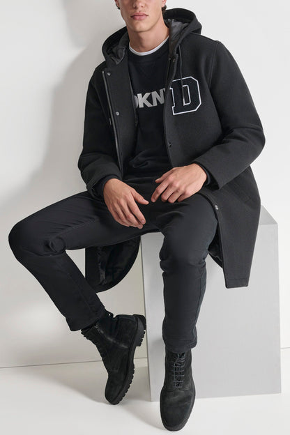 DKNY VARSITY STADIUM COAT
