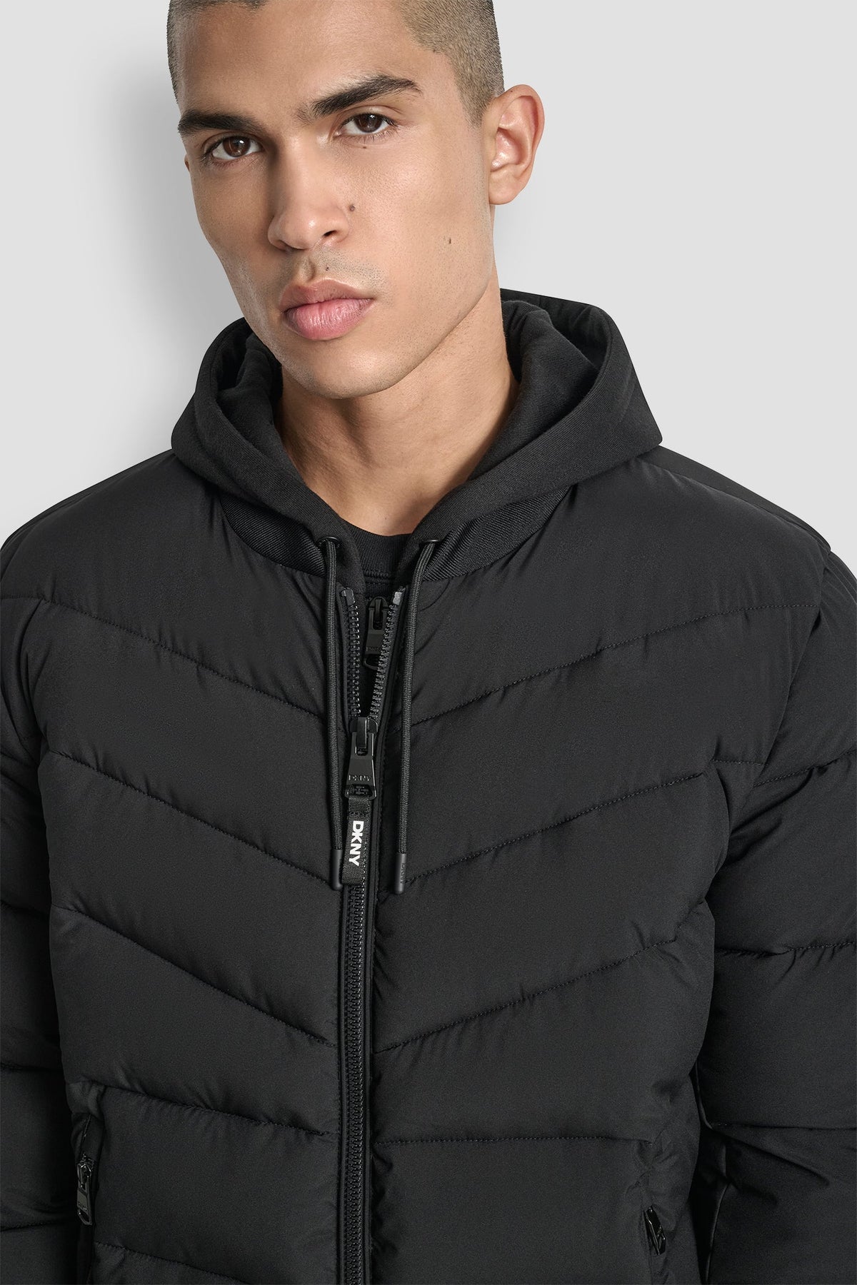 DKNY STRETCH BOMBER JACKET