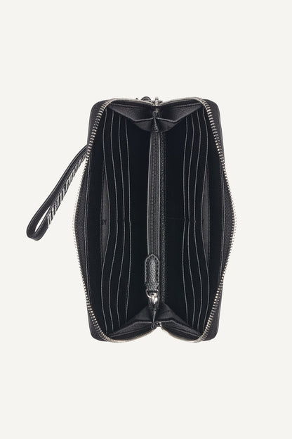 DKNY BRYAR LARGE ZIP AROUND WALLET WITH WRISTLET