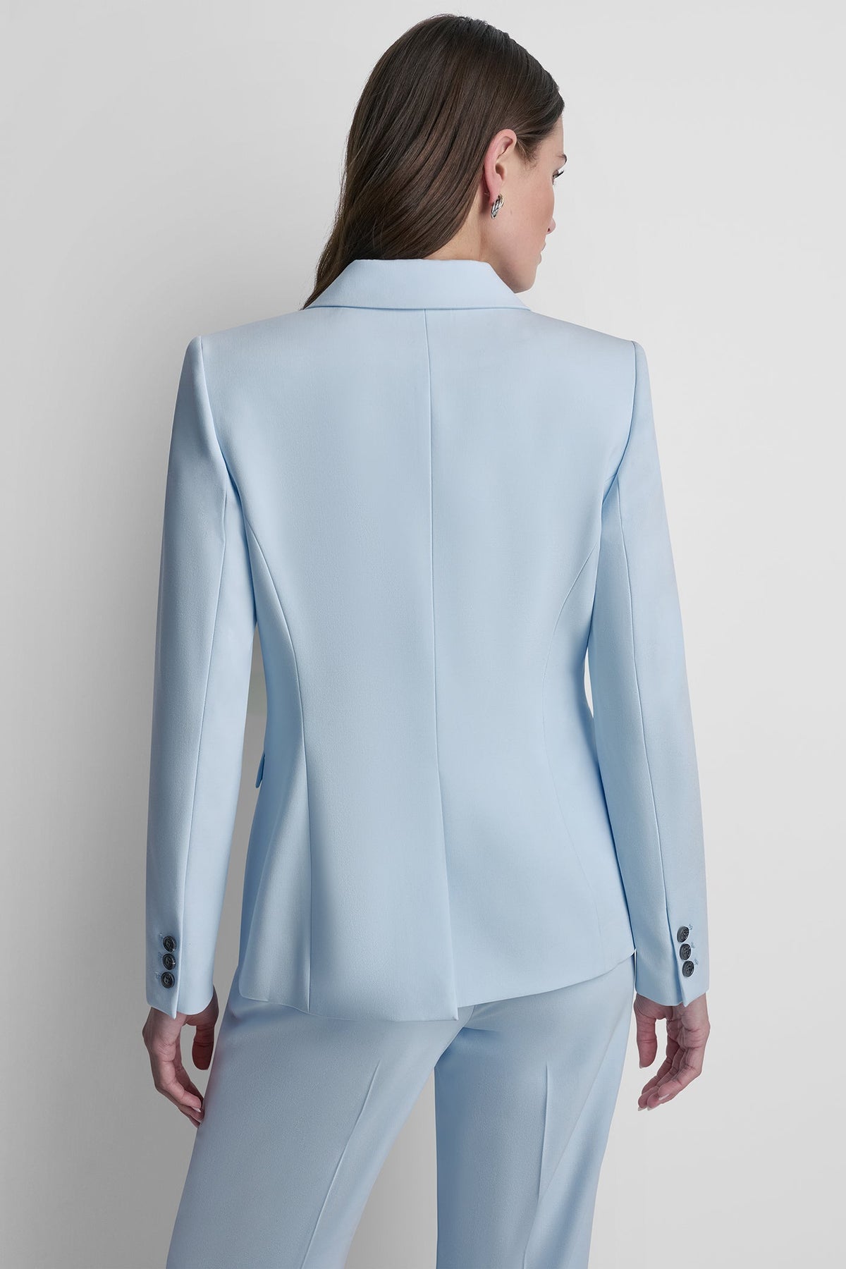 DKNY SINGLE BUTTON FRONT BLAZER