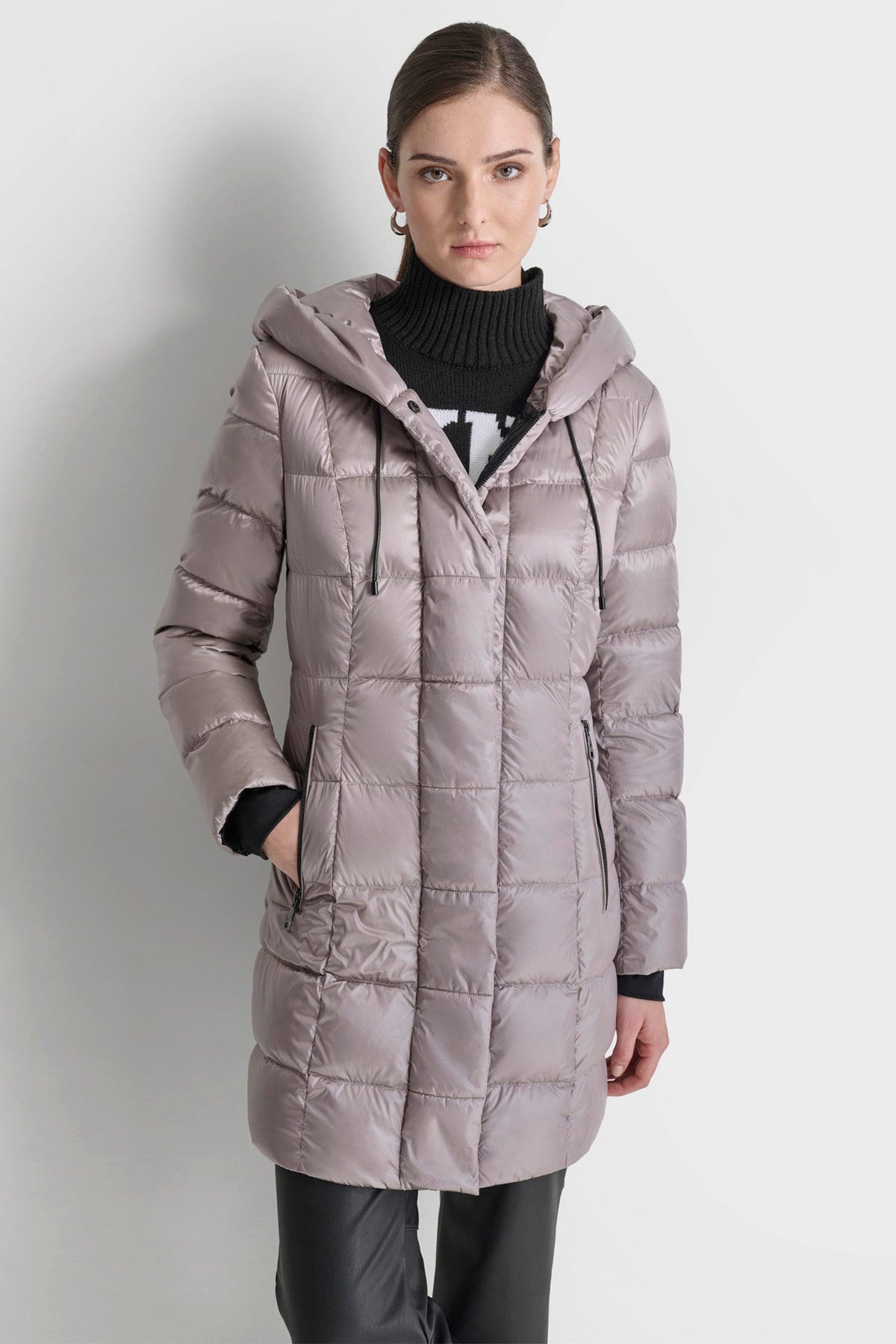 DKNY DOWN FILLED LONG PUFFER