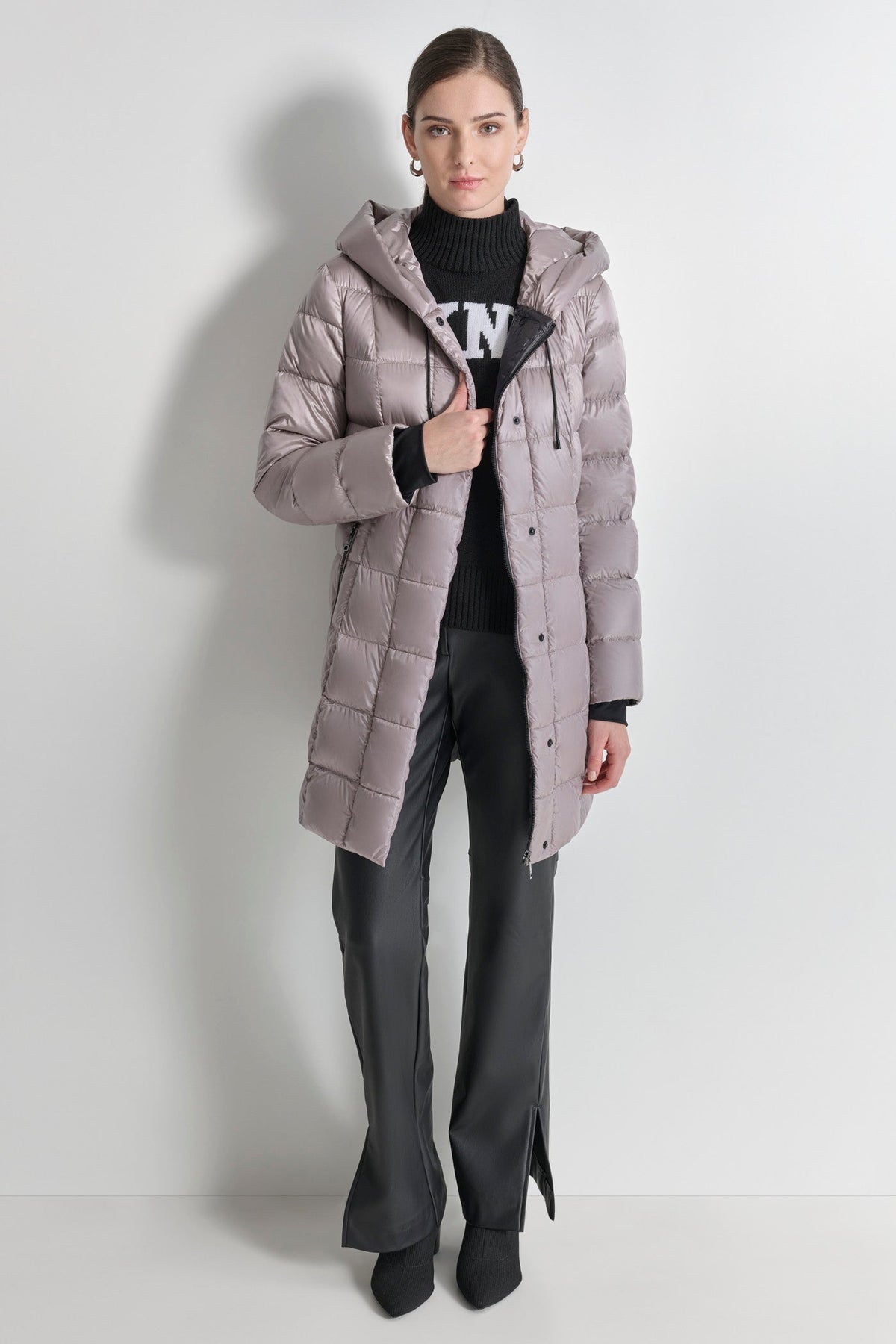 DKNY DOWN FILLED LONG PUFFER