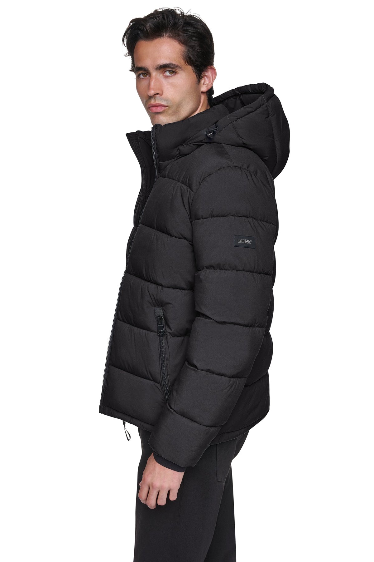 DKNY HEAVY WEIGHT HOODED PUFFER