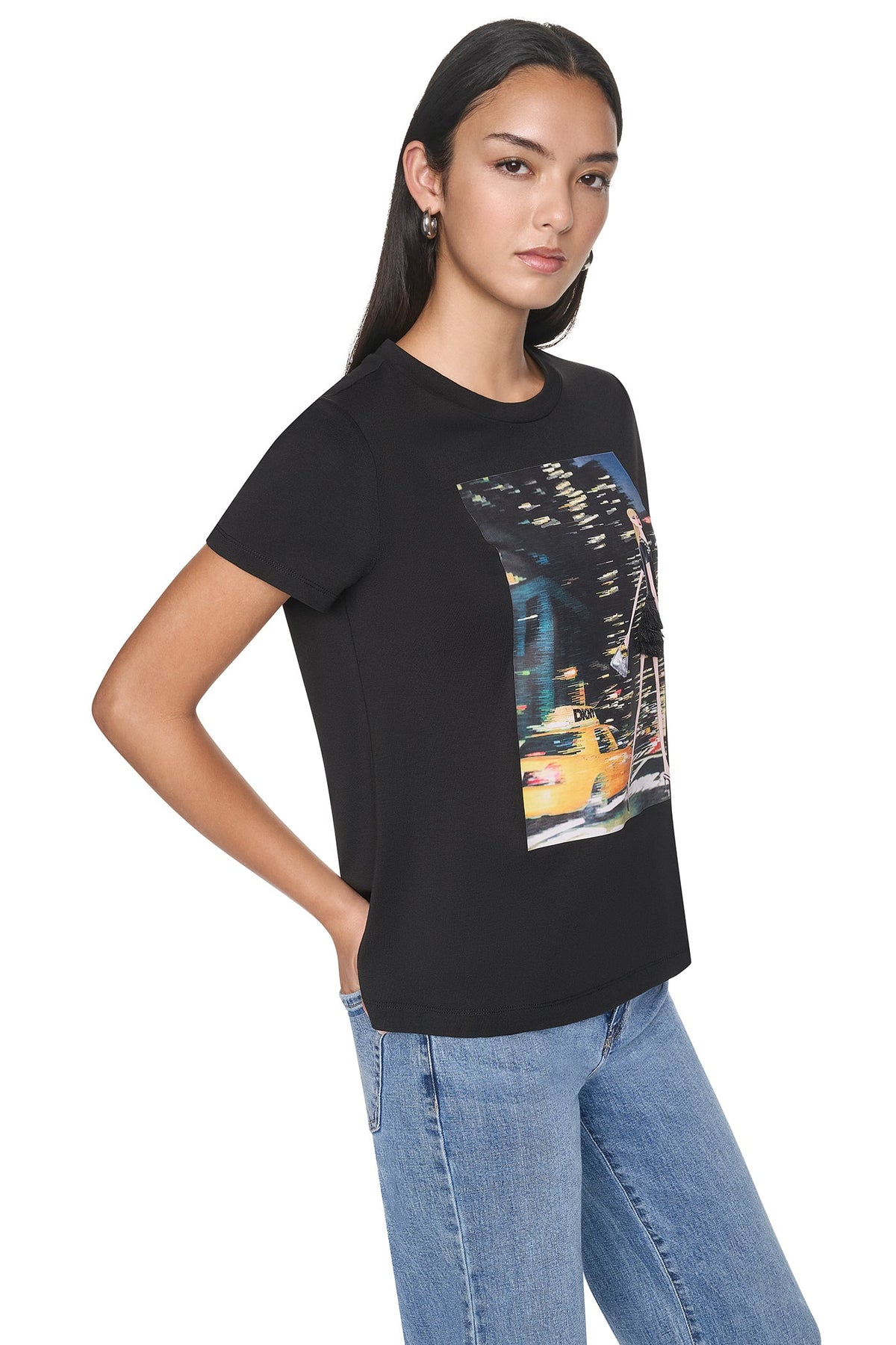 DKNY NYC NIGHTS GRAPHIC TEE
