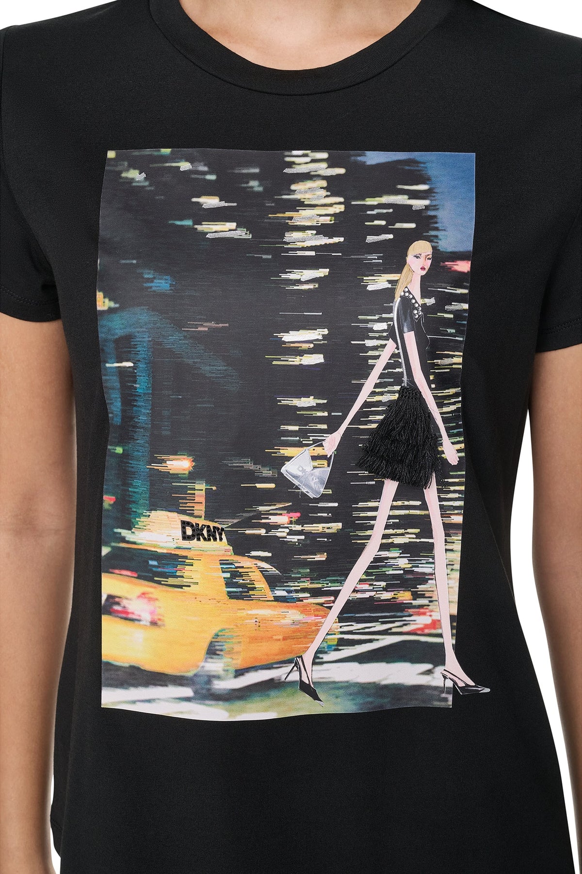 DKNY NYC NIGHTS GRAPHIC TEE