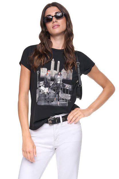 DKNY CENTRAL PARK GRAPHIC TEE