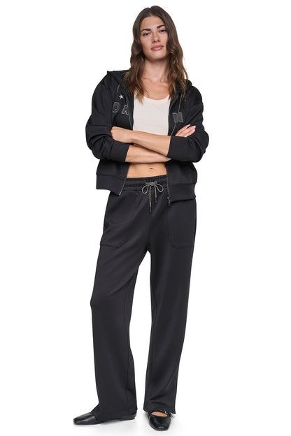 DKNY PINS & PATCHES DRAWSTRING PANT