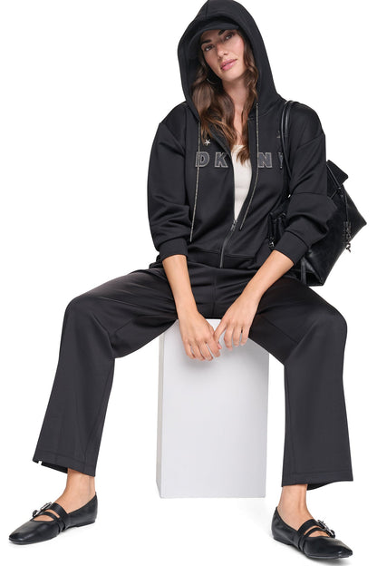 DKNY PINS & PATCHES HOODIE