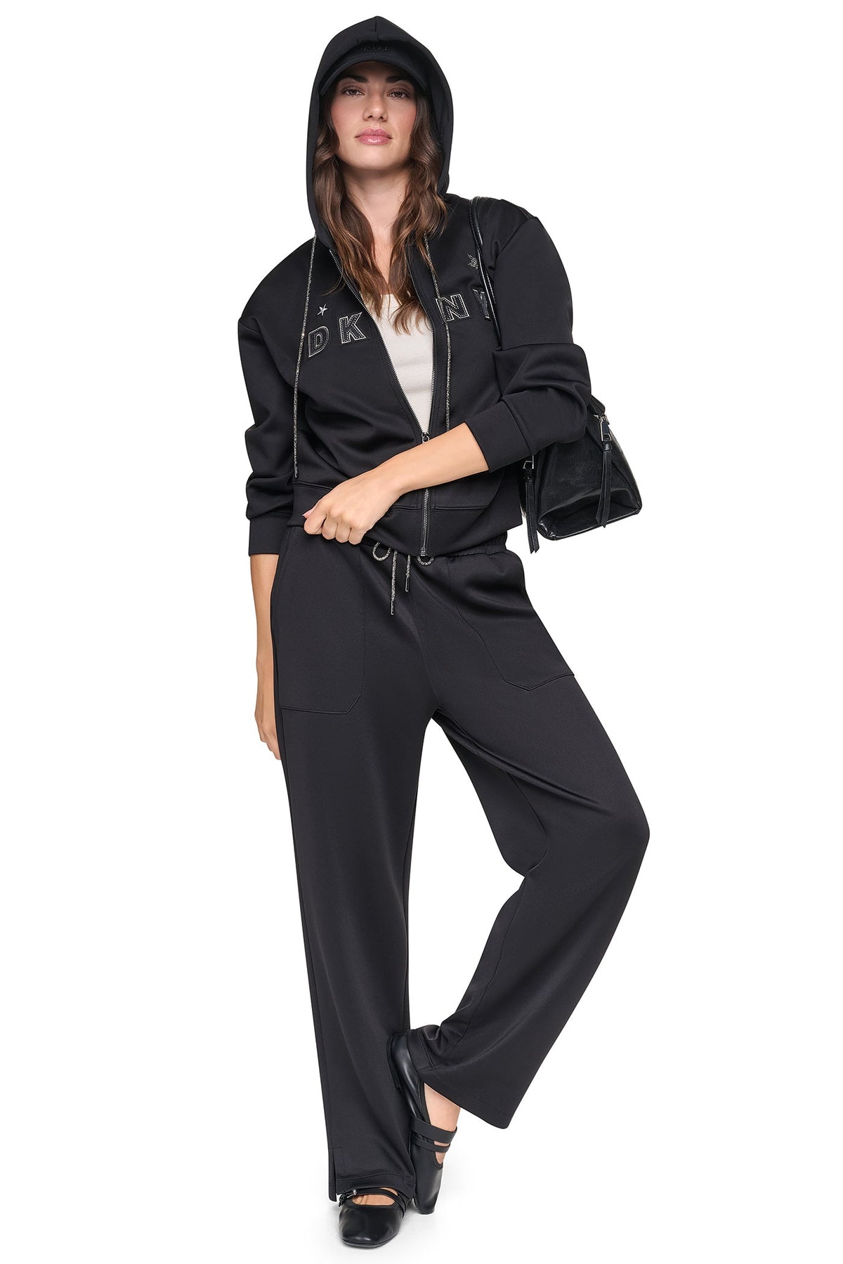 DKNY PINS & PATCHES HOODIE
