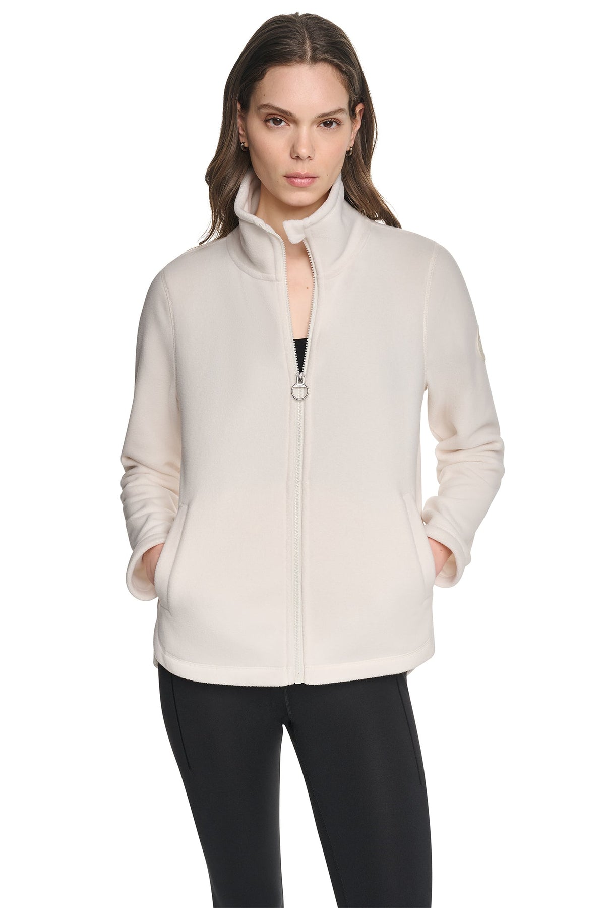 DKNY TECH FLEECE FULL ZIP JACKET