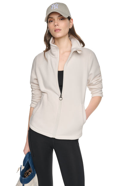 DKNY TECH FLEECE FULL ZIP JACKET