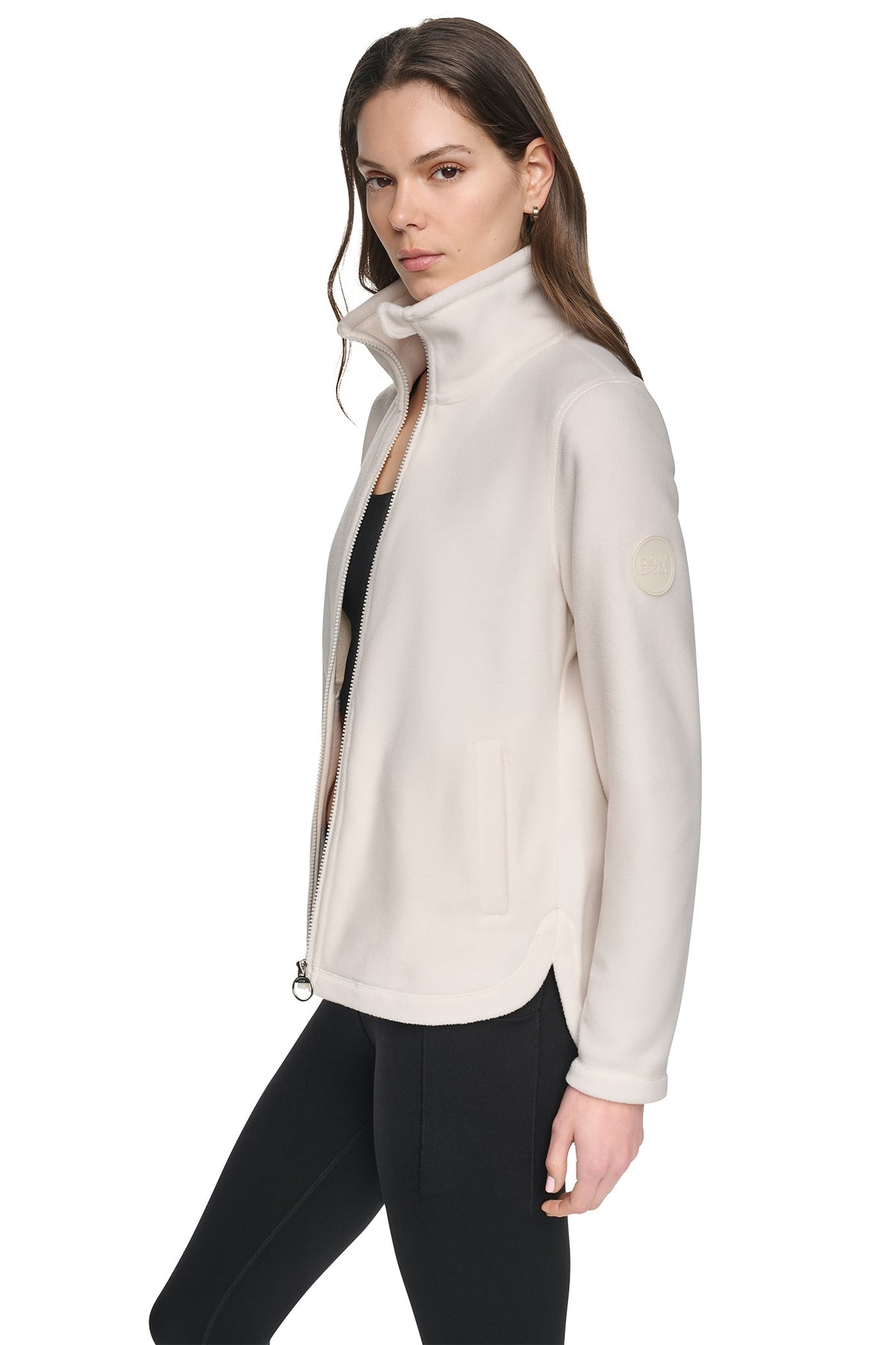 DKNY TECH FLEECE FULL ZIP JACKET