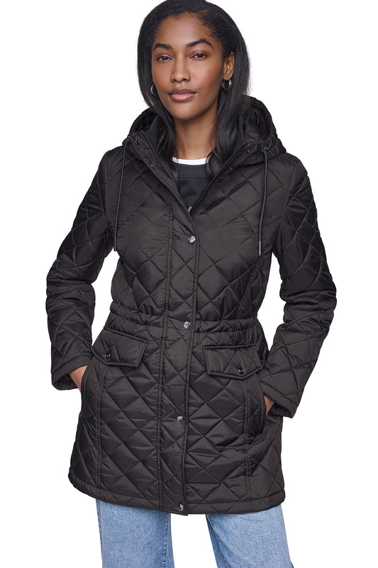 DKNY QUILTED ANORAK