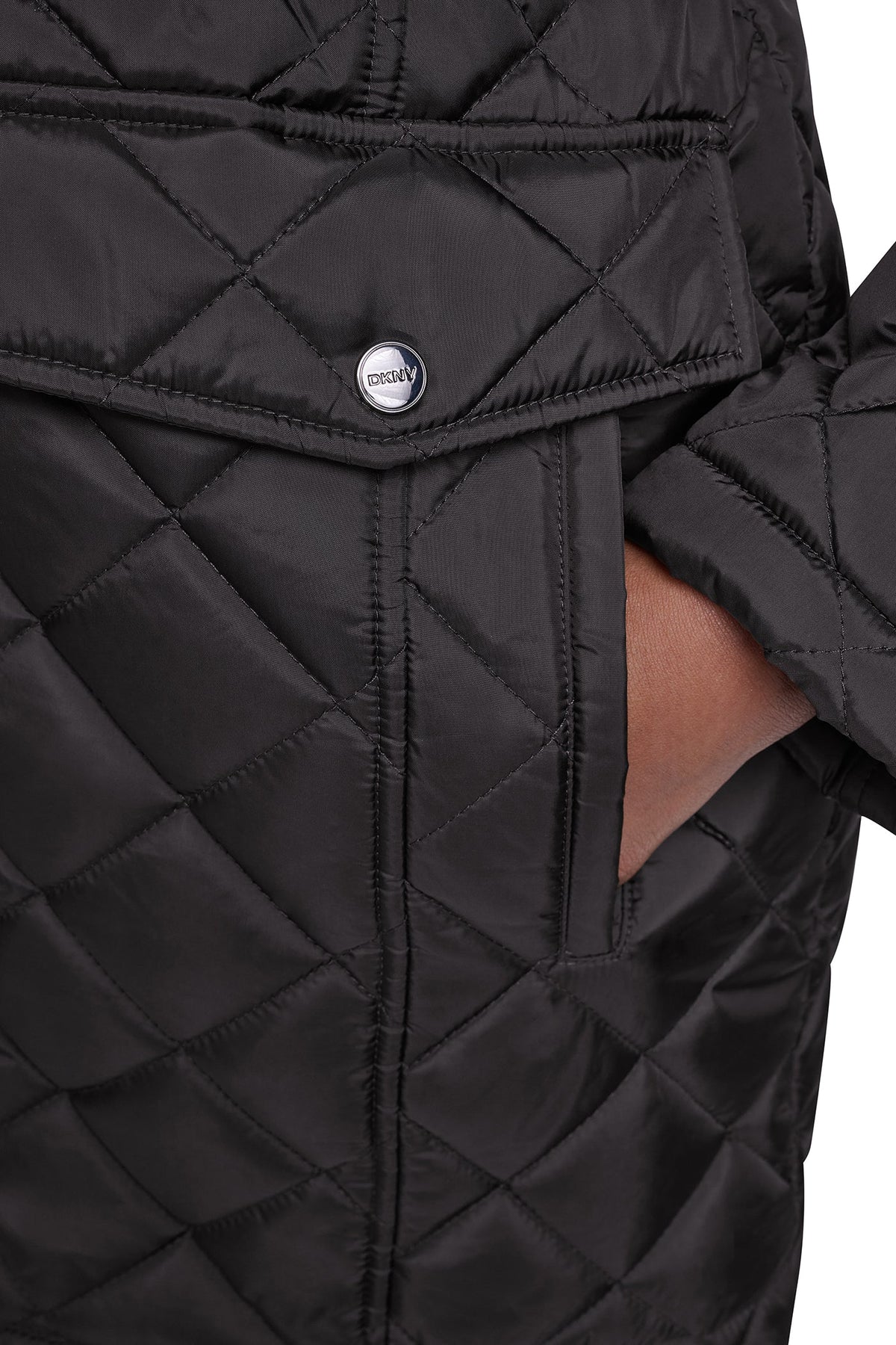 DKNY QUILTED ANORAK
