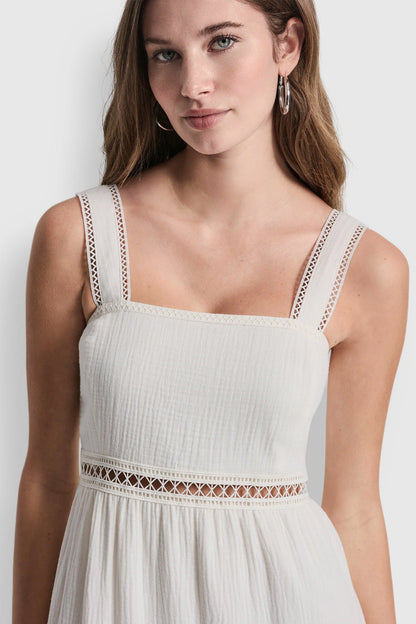 DKNY TIERED TANK MAXI DRESS