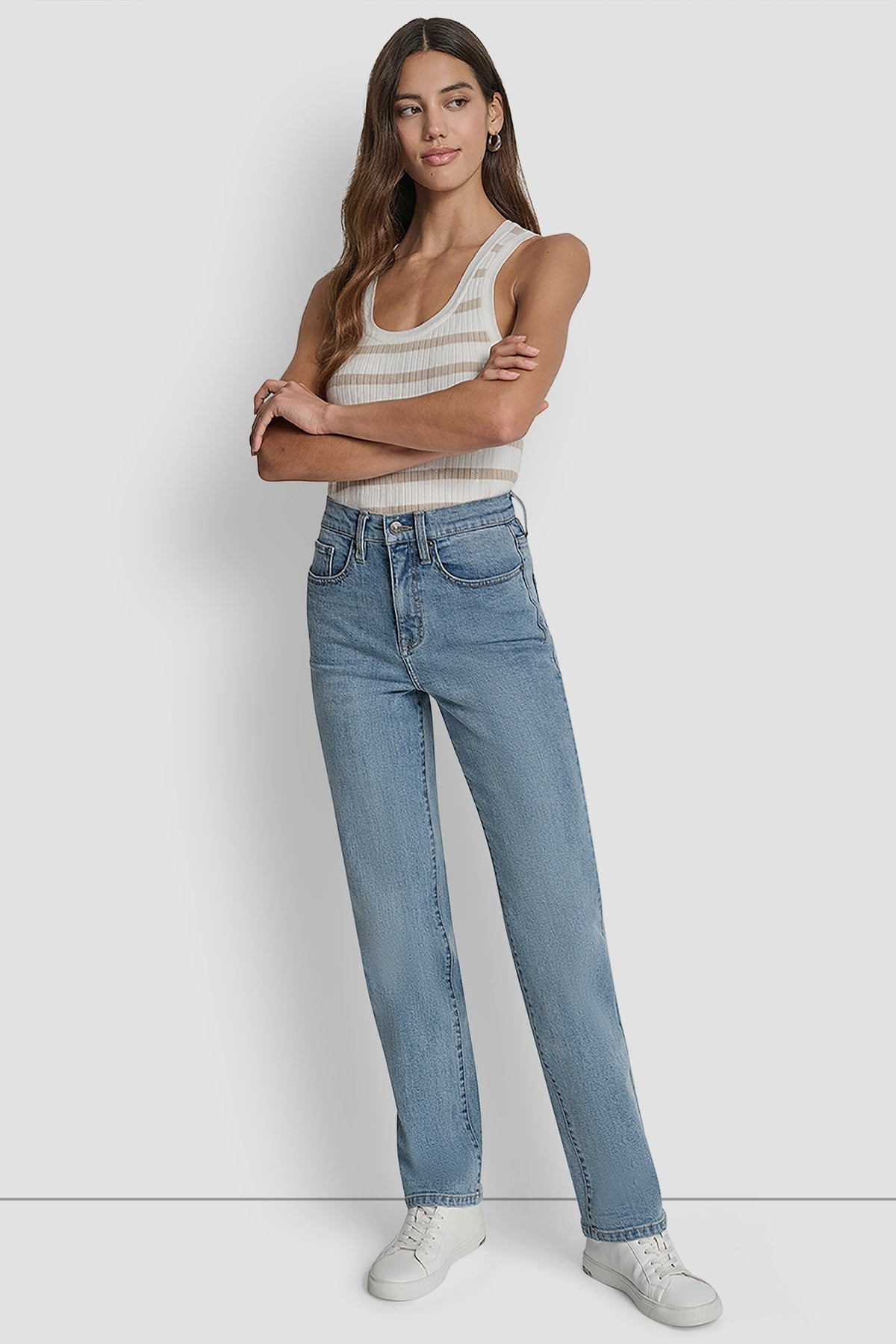 DKNY HIGH-RISE CLASSIC STRAIGHT