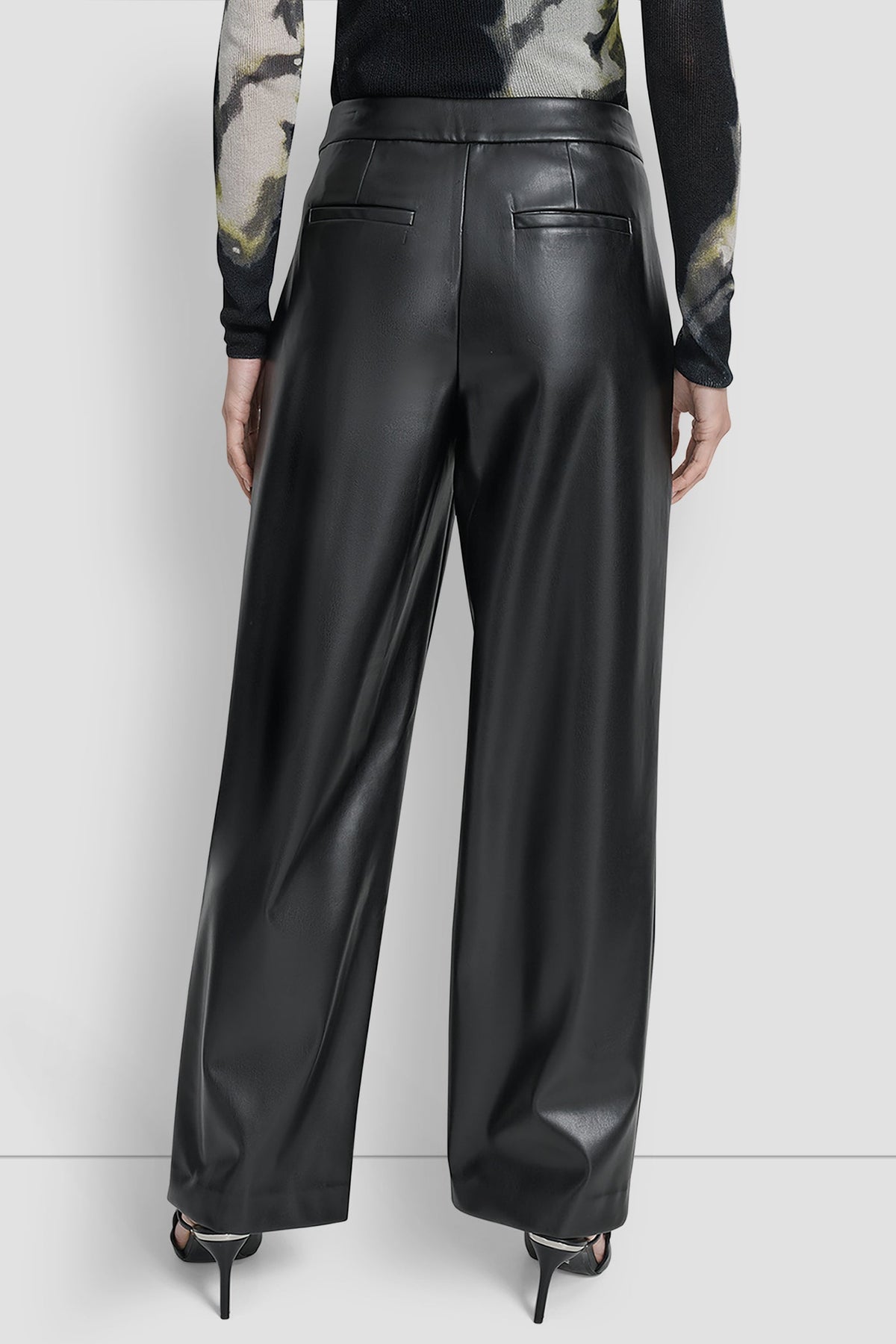 DKNY WIDE LEG PLEAT FRONT PANT