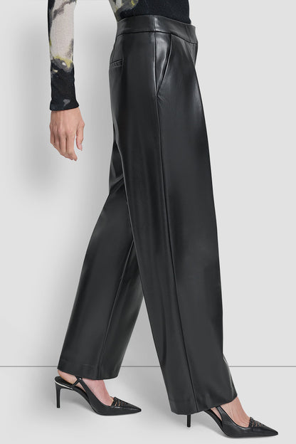 DKNY WIDE LEG PLEAT FRONT PANT