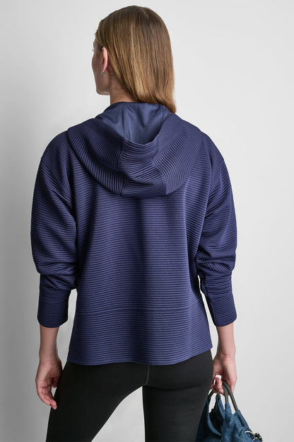 DKNY TECH OTTOMAN FULL ZIP HOODIE