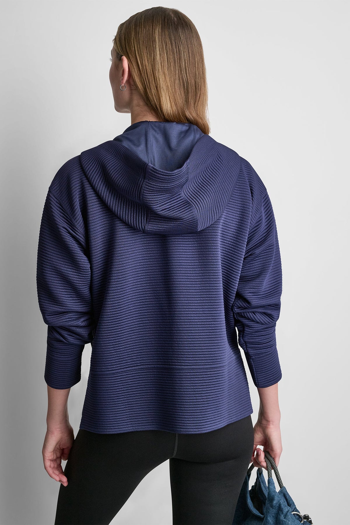 DKNY TECH OTTOMAN FULL ZIP HOODIE