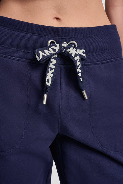 DKNY HIGH-RISE SKINNY CUFFED ANKLE JOGGER