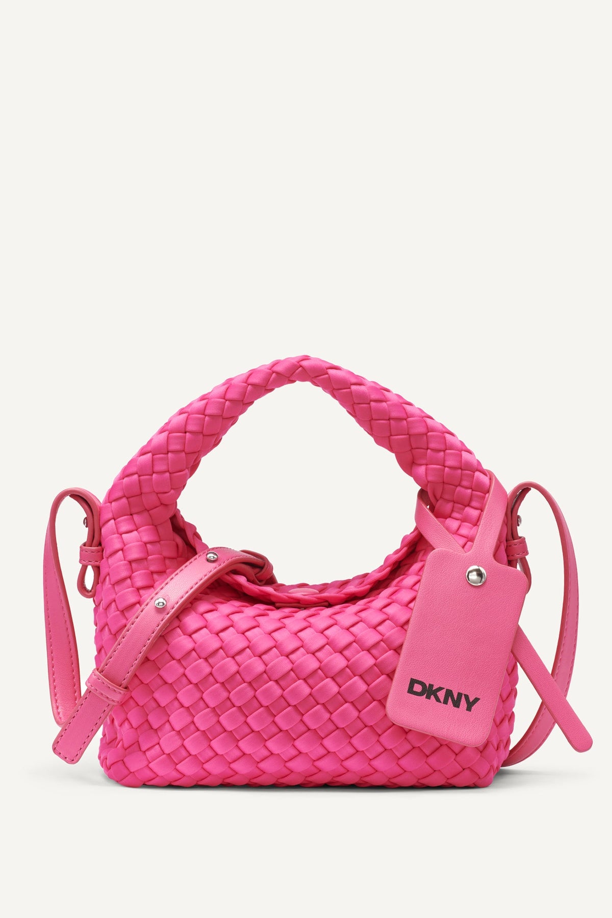 DKNY GISELLE WOVEN NEOPRENE CROSSBODY BAG