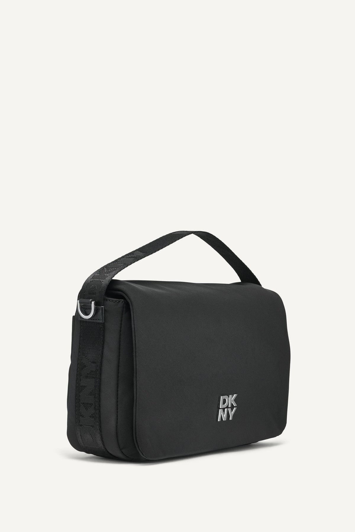 DKNY JENNY LOGO FLAP SHOULDER BAG