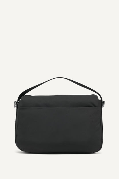DKNY JENNY LOGO FLAP SHOULDER BAG