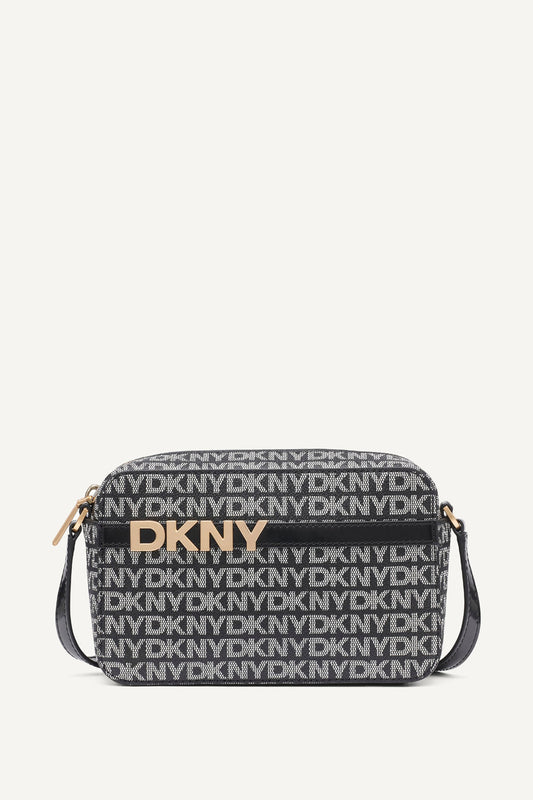 DKNY AVRIL LOGO CAMERA BAG