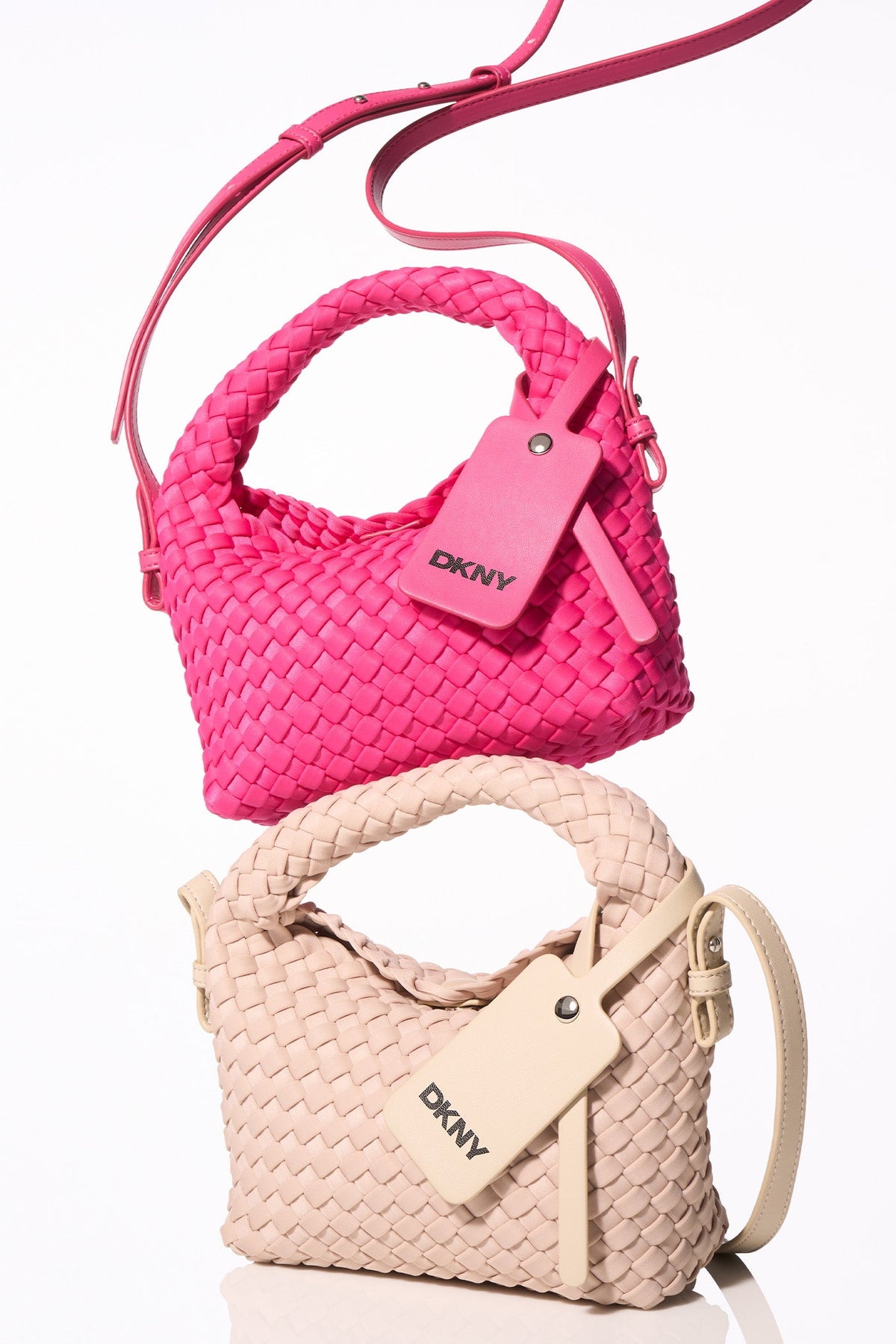 DKNY GISELLE WOVEN NEOPRENE CROSSBODY BAG