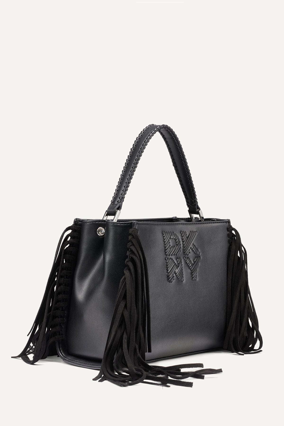 DKNY FOSTER MEDIUM FRINGE SATCHEL