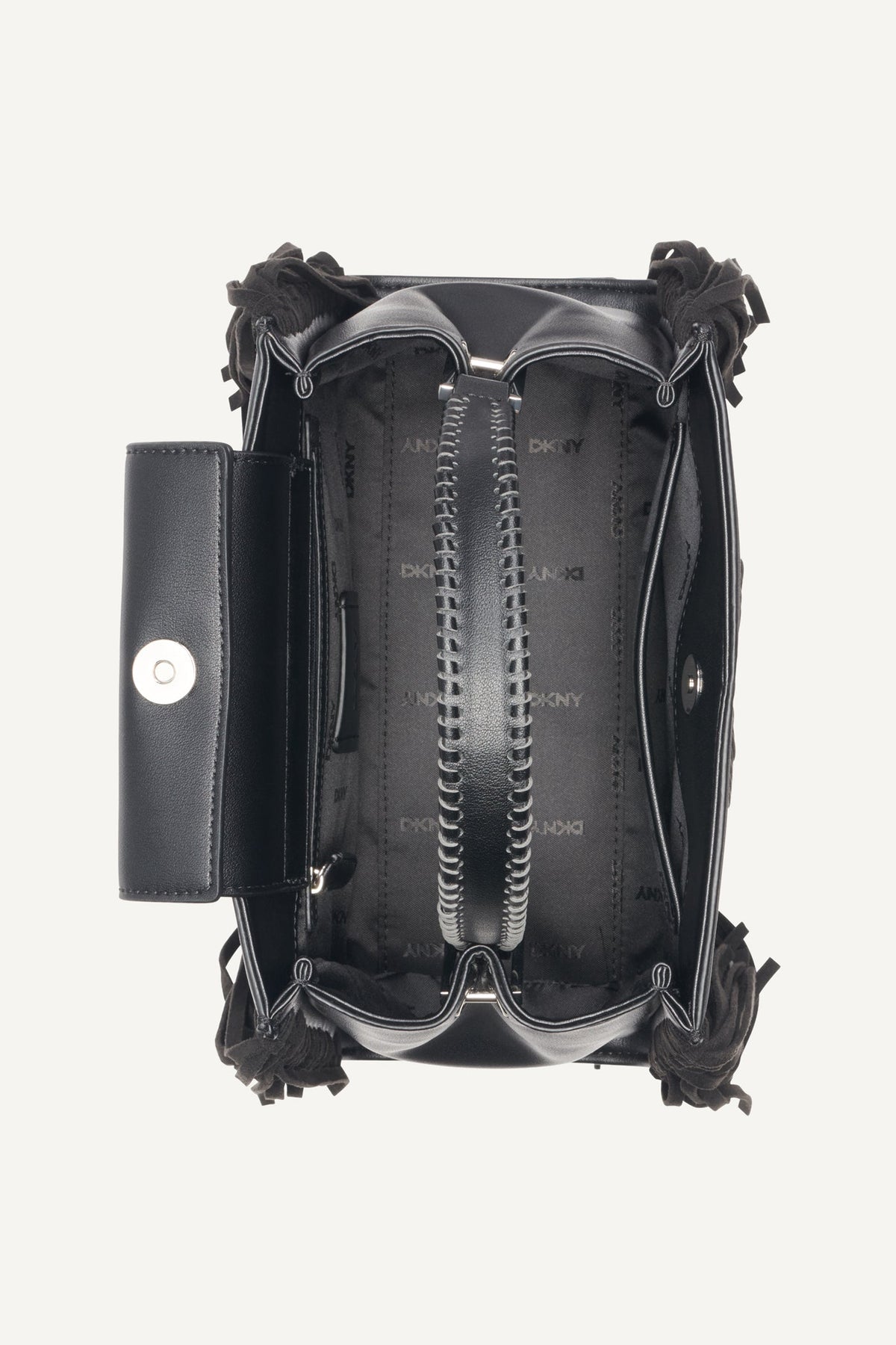 DKNY FOSTER MEDIUM FRINGE SATCHEL