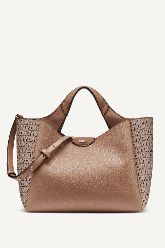 DKNY WILLA NEW YORK LOGO SATCHEL
