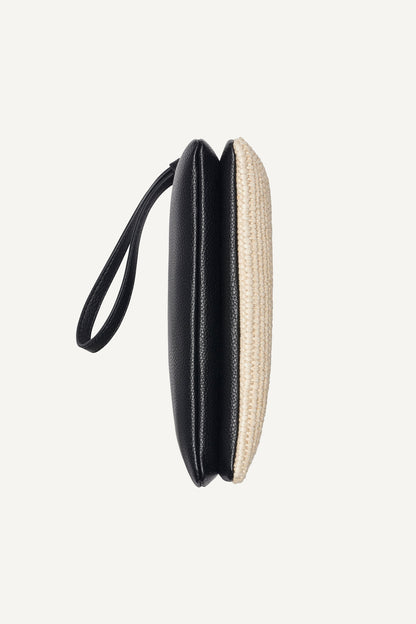 DKNY SARAH DUAL ZIP POUCH WRISTLET