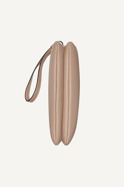 DKNY SARAH DUAL ZIP POUCH WRISTLET